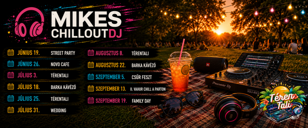 dj mikes fellépés kávézó